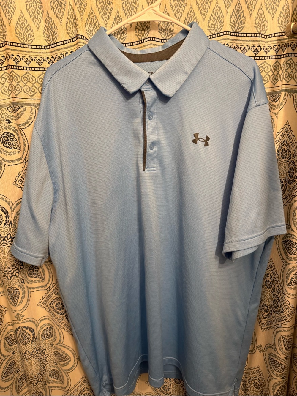 Under Armour Light Blue Performance Polo